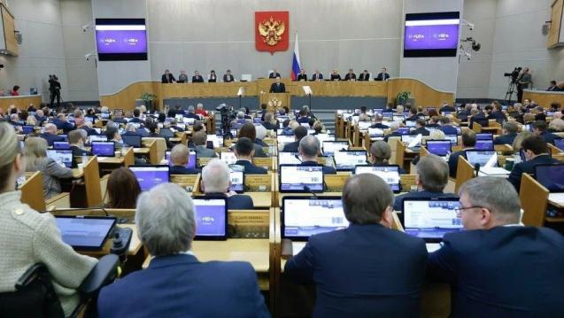 На пленарном заседании Государственной Думы Председатель Правительства М.В.Мишустин представил отчет о работе за прошедший год